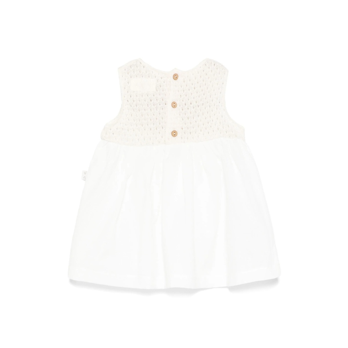 pointelle knit-detail dress - Img 2