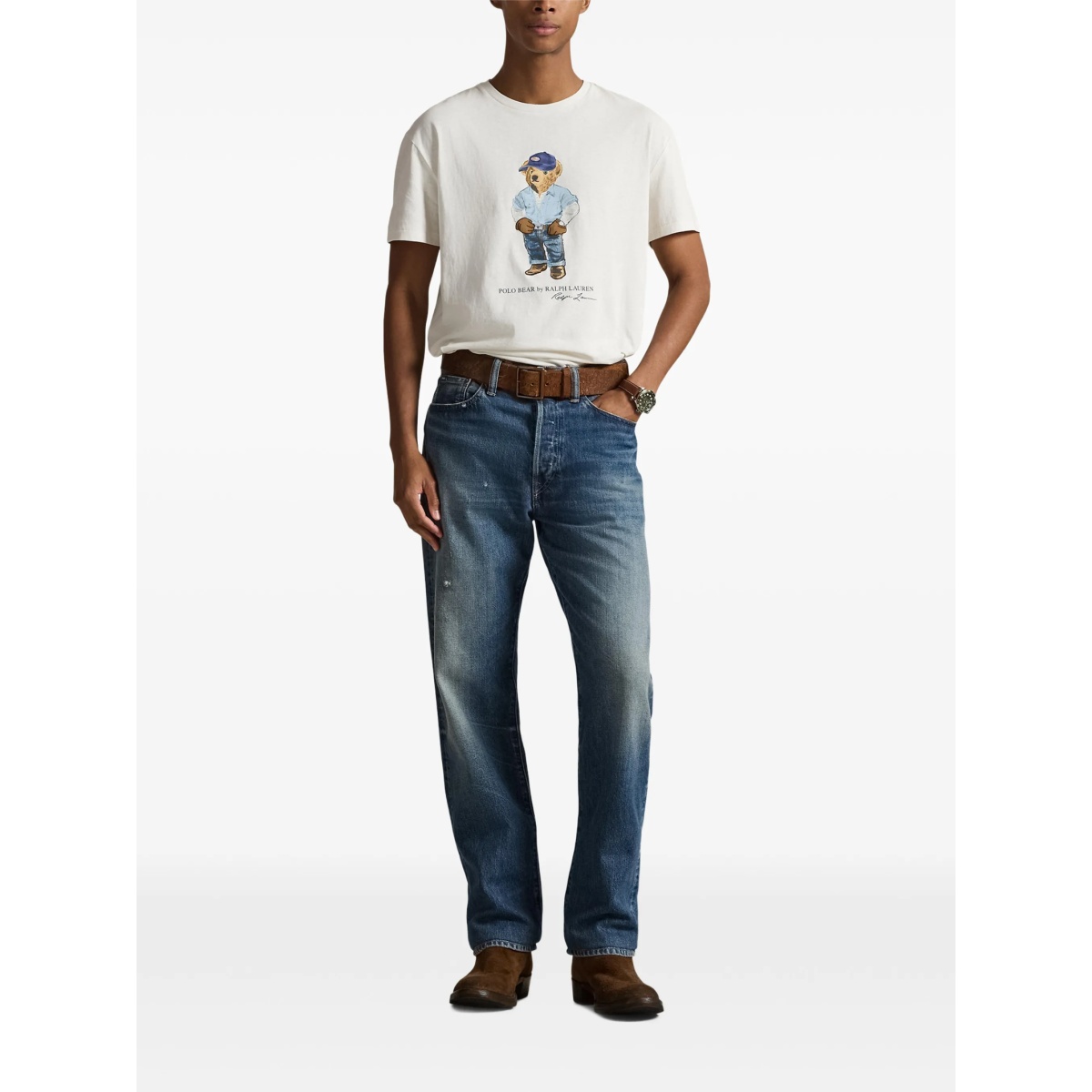 polo+bear printed T-shirt - Img 2