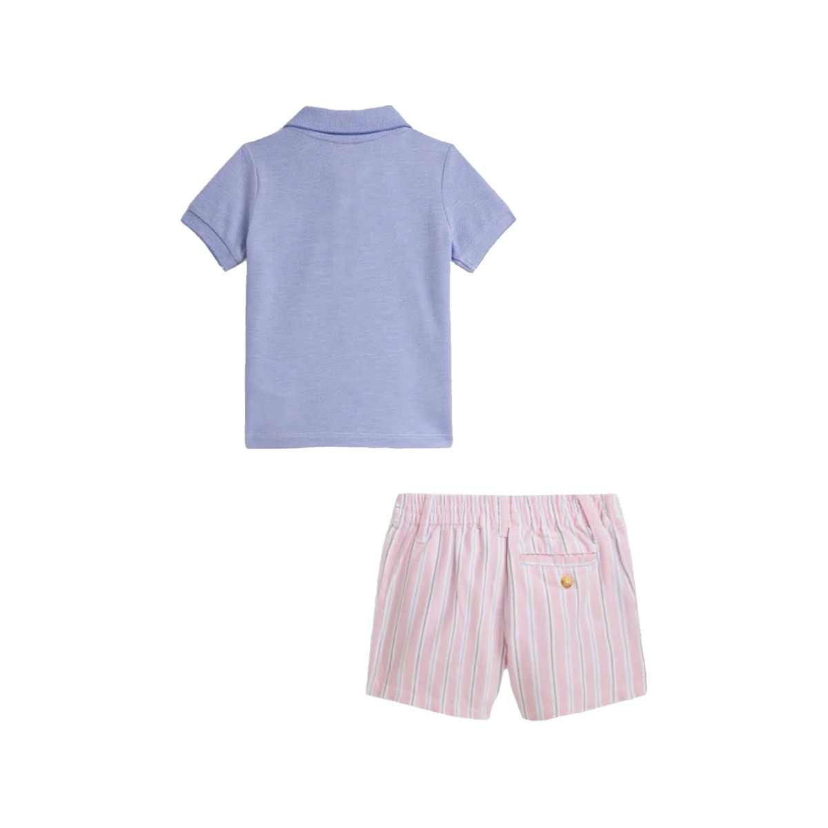 polo-collar stiped shorties - Img 2