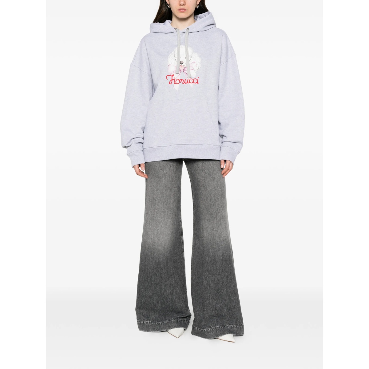 poodle-print hoodie - Img 2