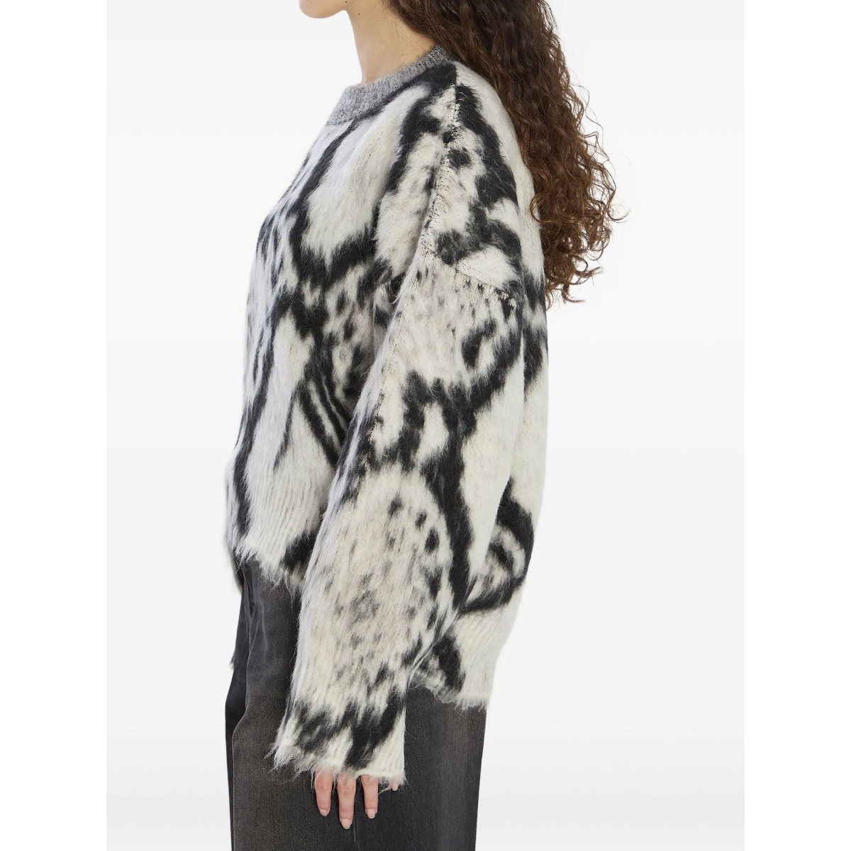 python-print ribbed sweater - Img 3