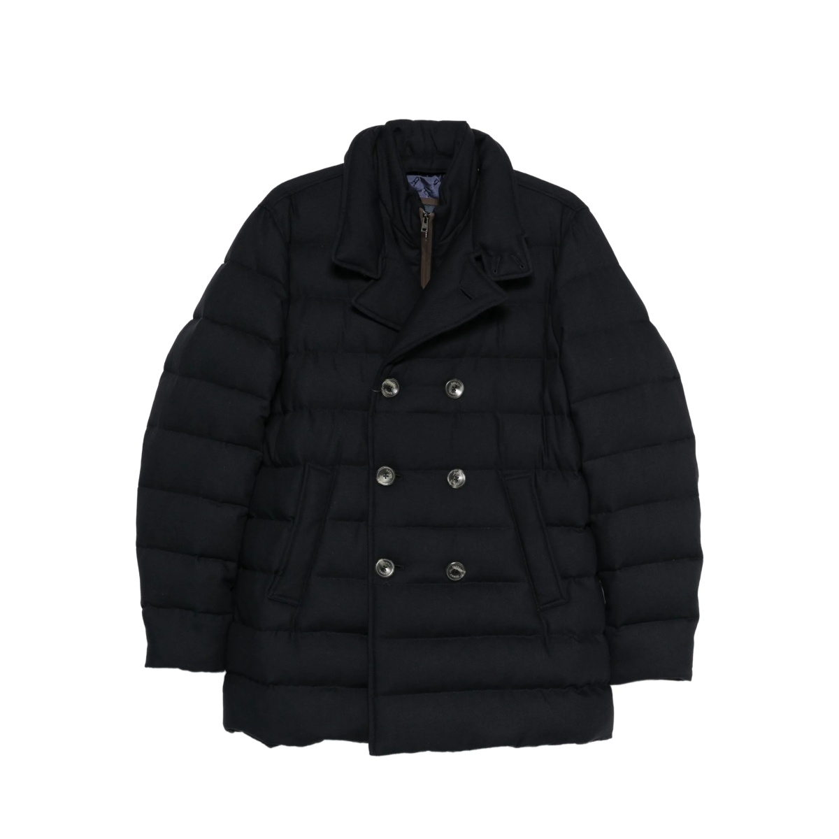 quilted double-breasted jacket