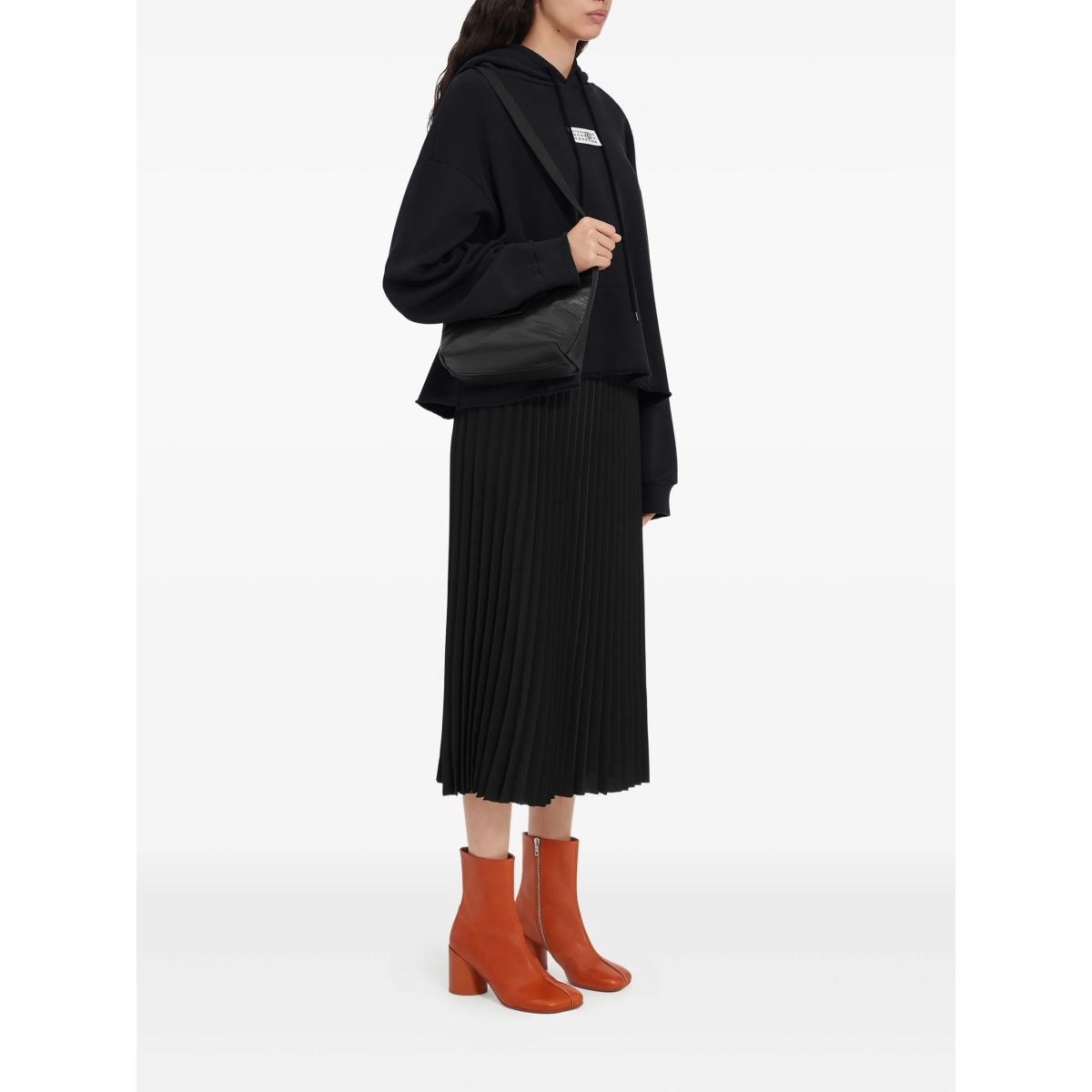 raw-hem hoodie - Img 3