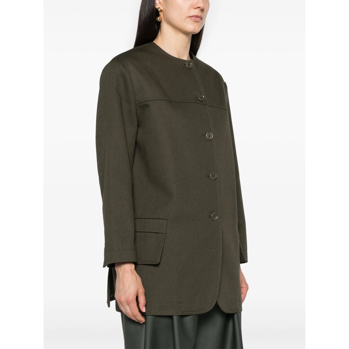 Recital twill shirt jacket - Img 3
