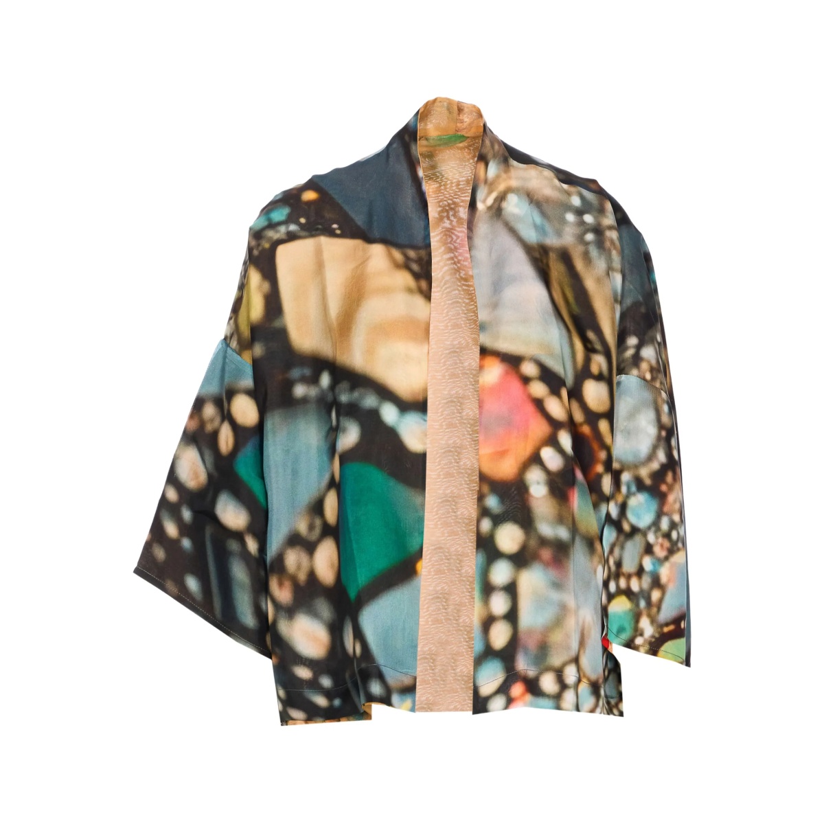 reversible graphic-print jacket
