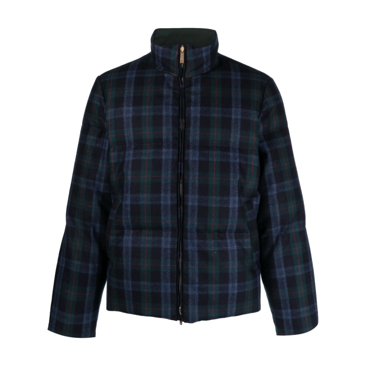 reversible zip-up puffer jacket