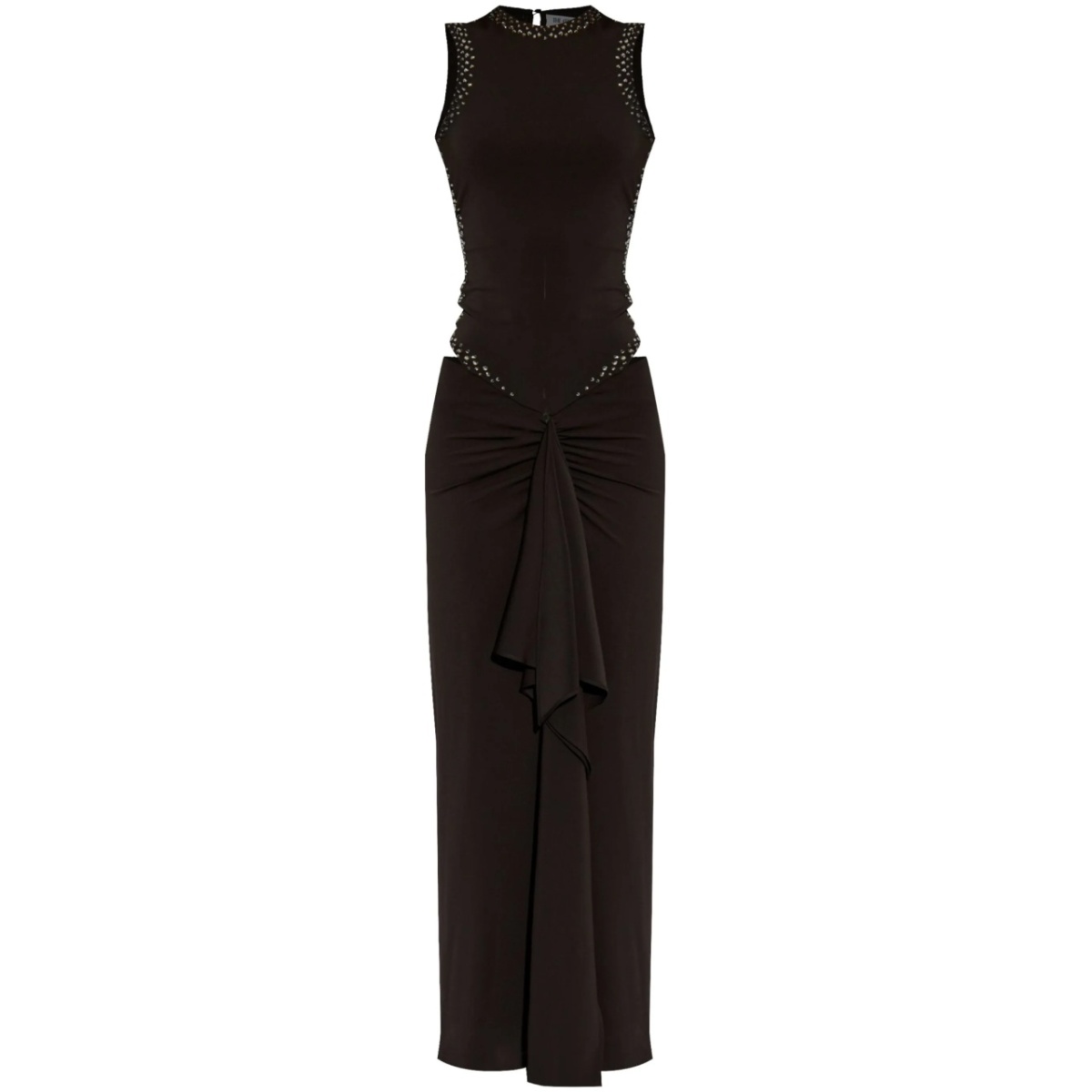 rhinestone-embellished dress