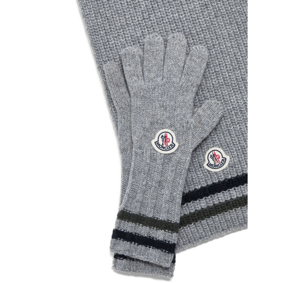ribbed-knit logo-patch set - Img 3