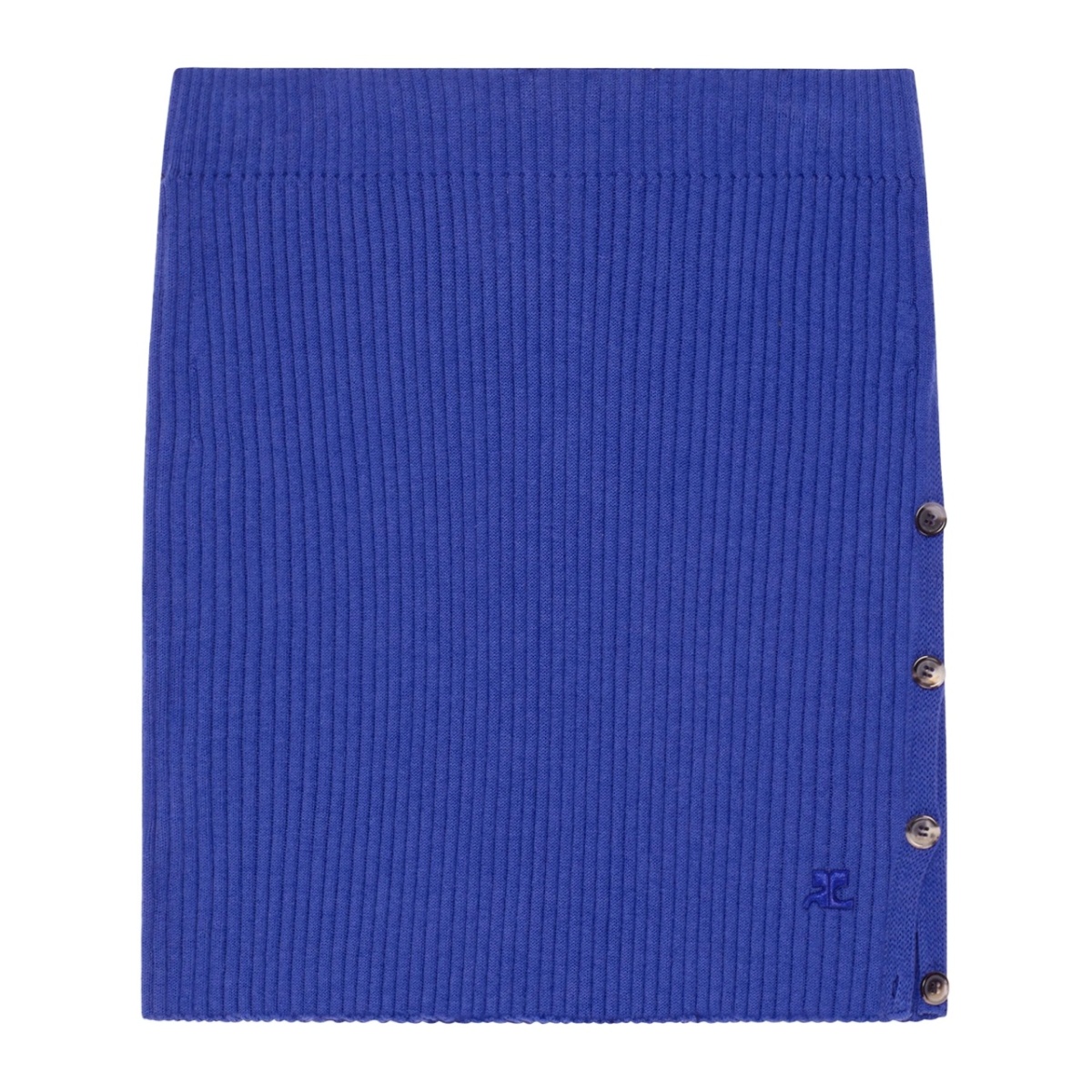 ribbed mini skirt