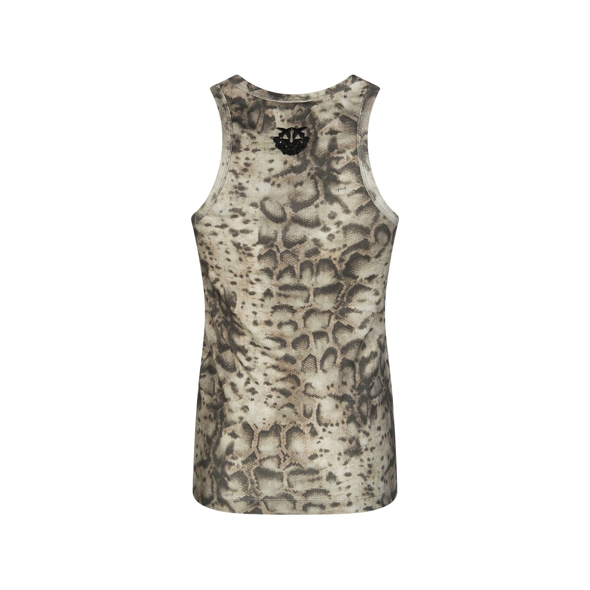 ribbed snake-print top - Img 2