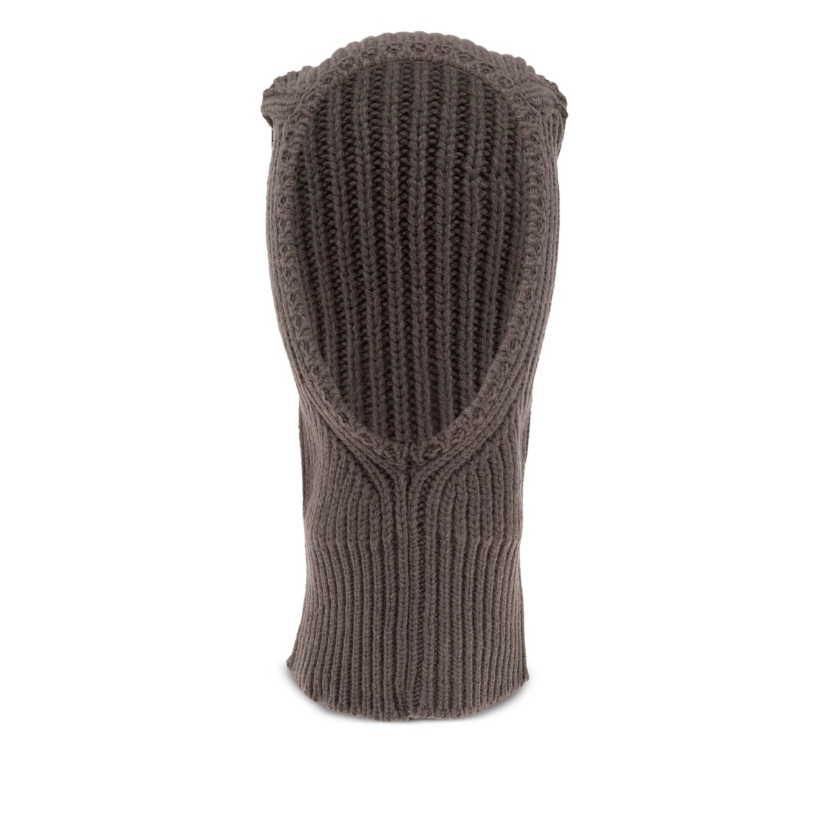 ribbed wool balaclava