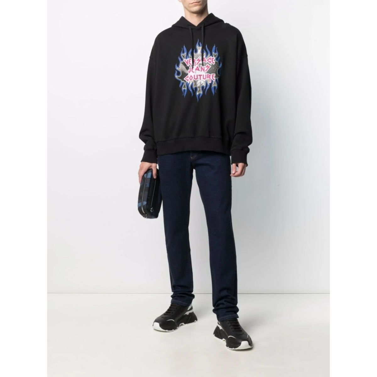 Rock logo-print hoodie - Img 2