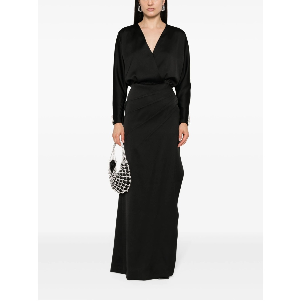 satin maxi dress - Img 2