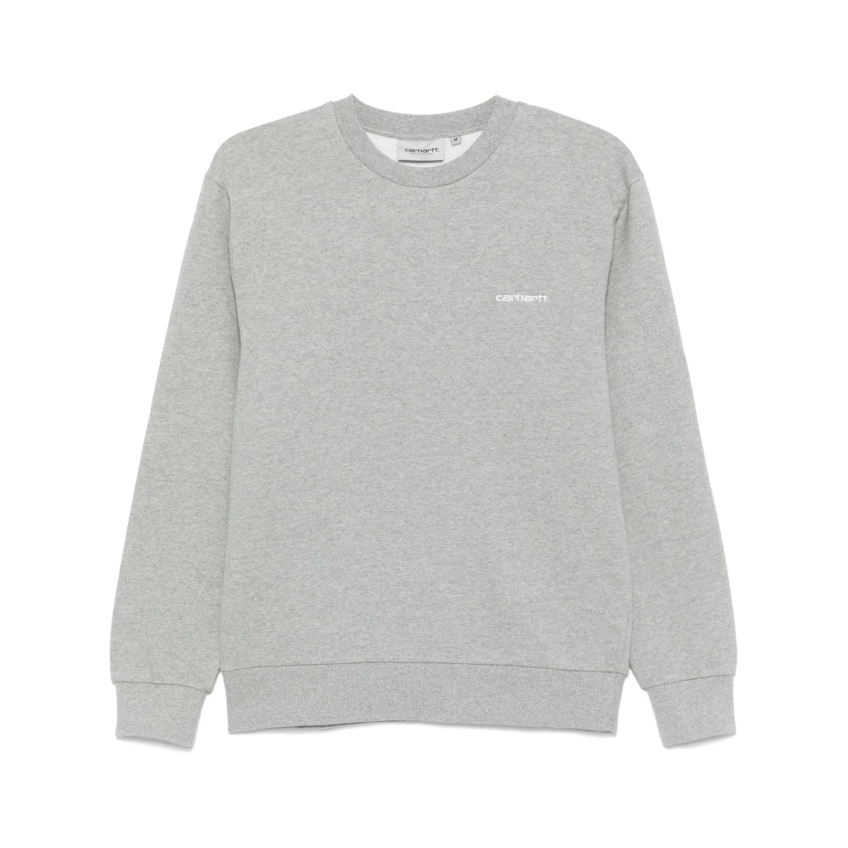 script-embroidered sweatshirt