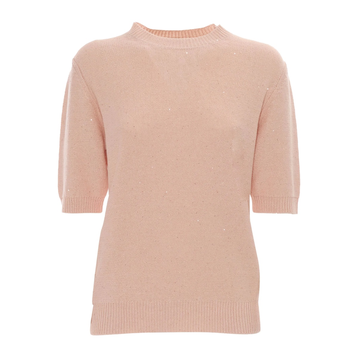 sequin-embellished short-sleeve T-shirt