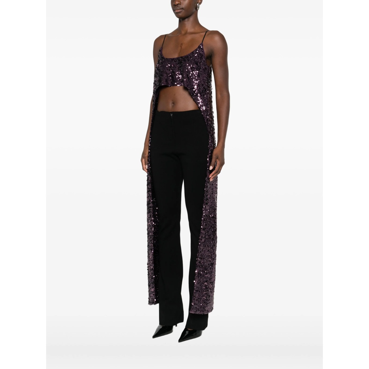 sequinned sleeveless top - Img 4