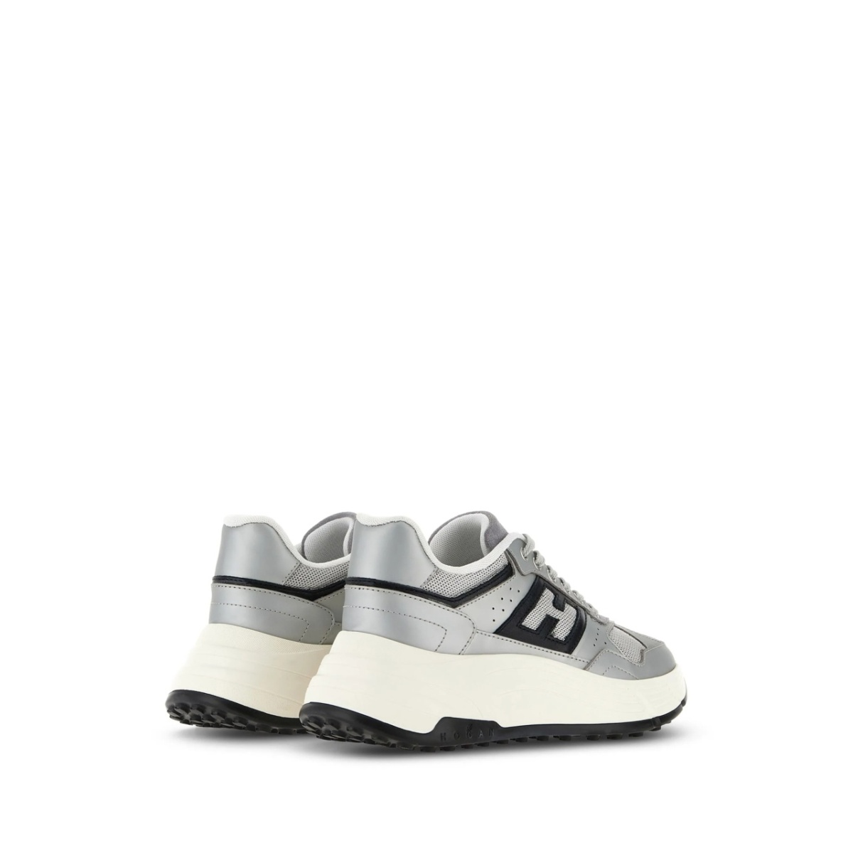 side logo patch platform sneakers - Img 3