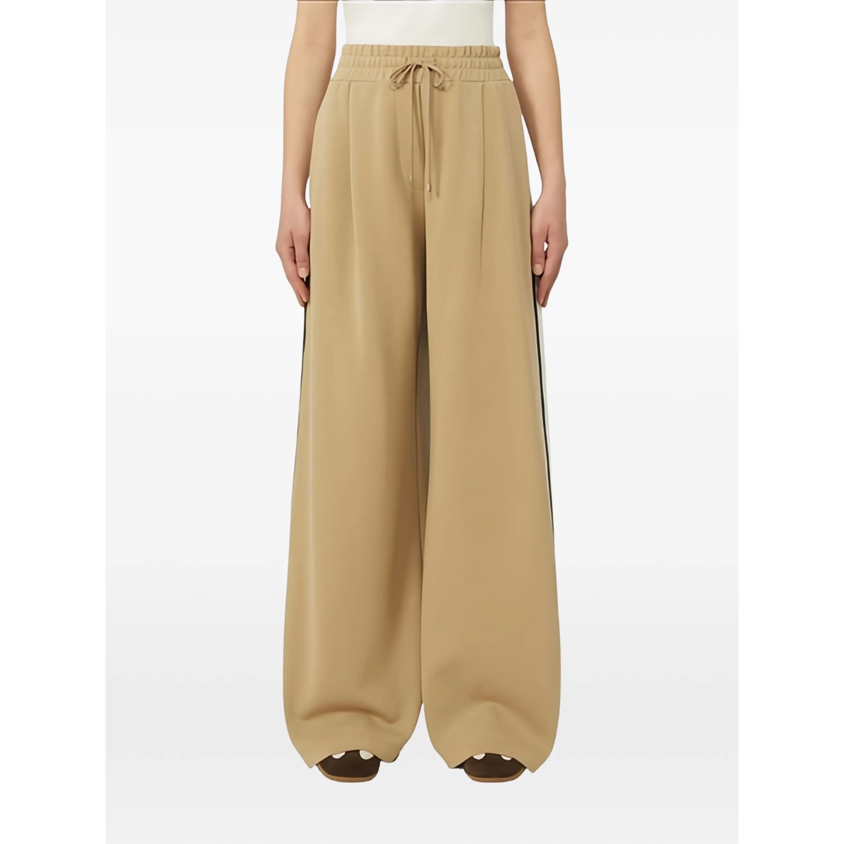 side-stripe drawstring-waistband trousers - Img 3