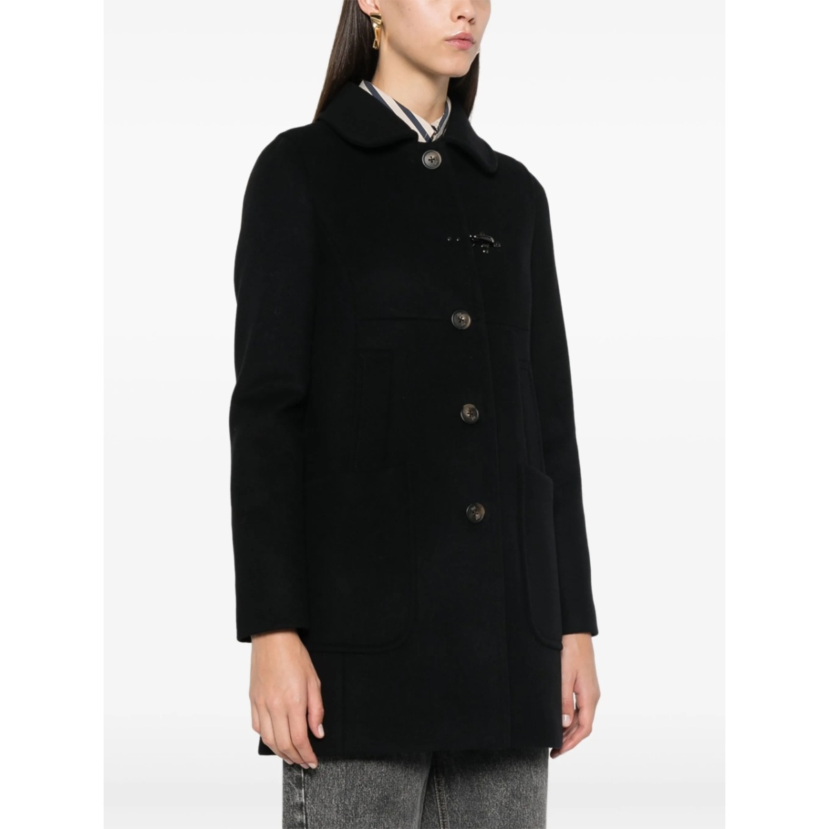 single-breasted coat - Img 3