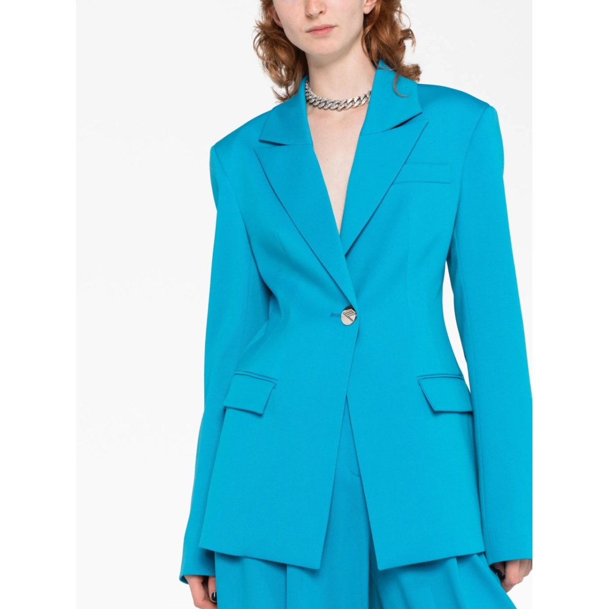 single-breasted virgin-wool blazer - Img 5