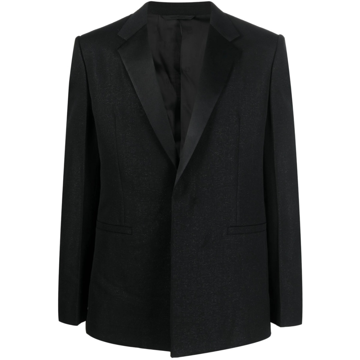 single-breasted wool blazer