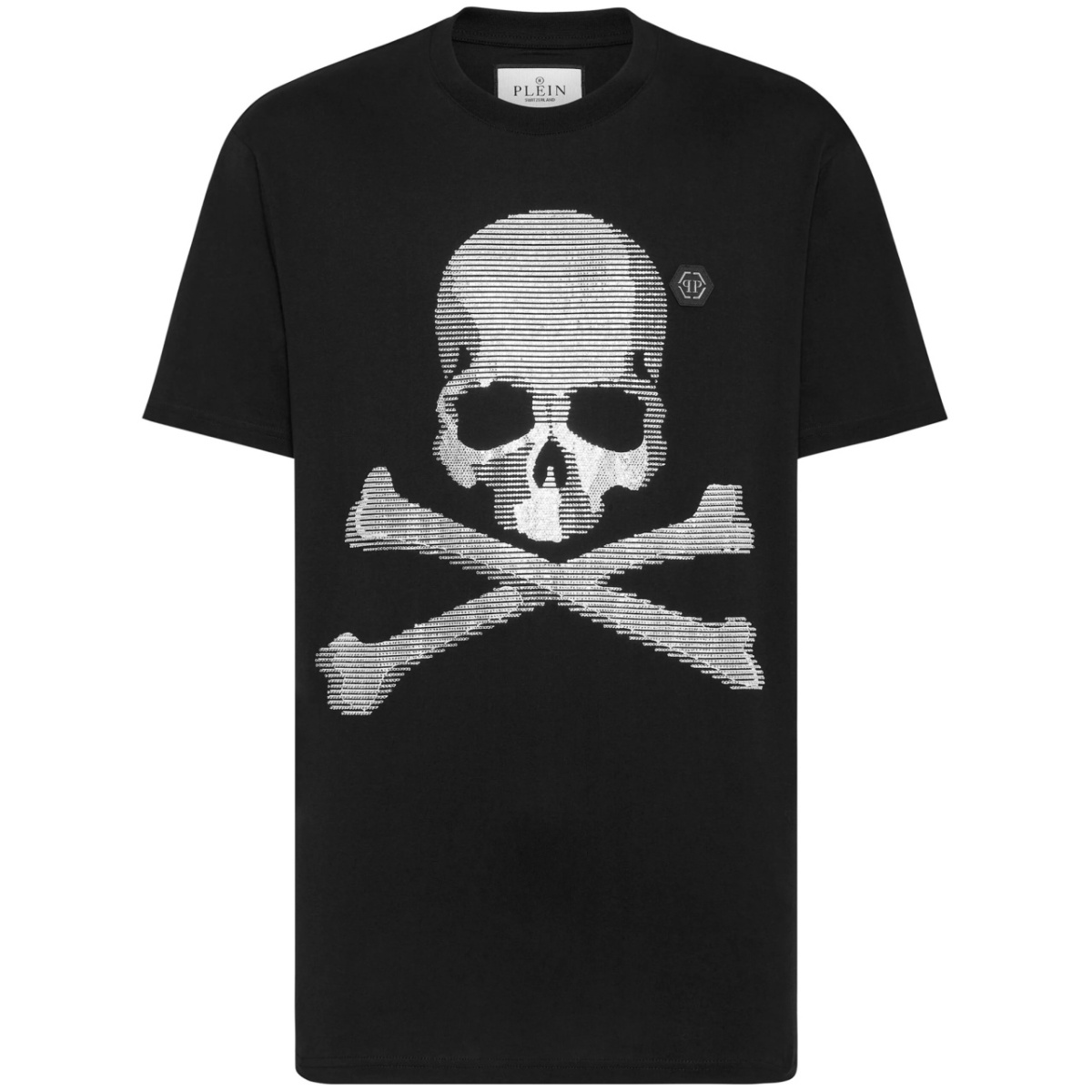 skull-print short-sleeve T-shirt