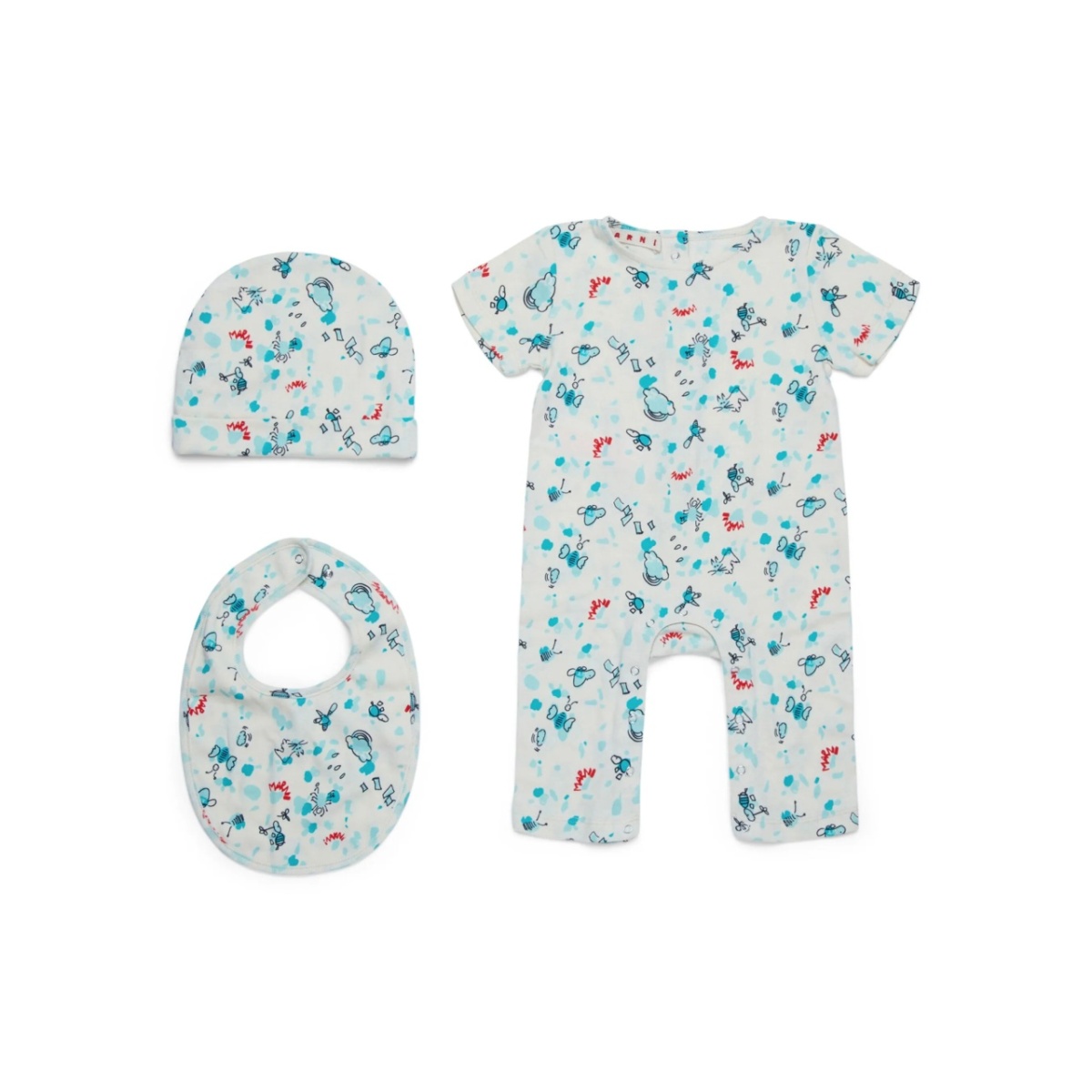 sky-print baby set