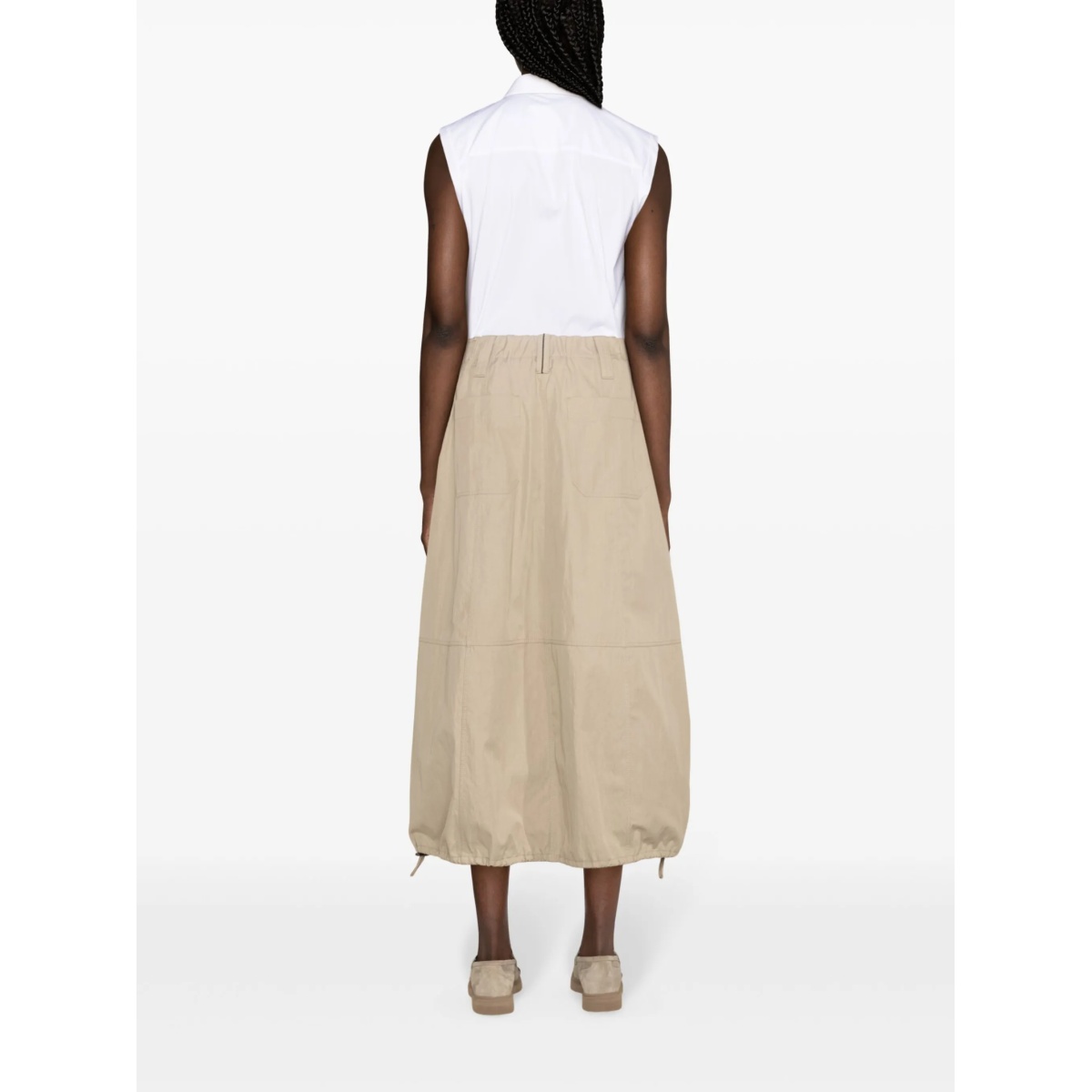 sleeveless button-up shirt - Img 4