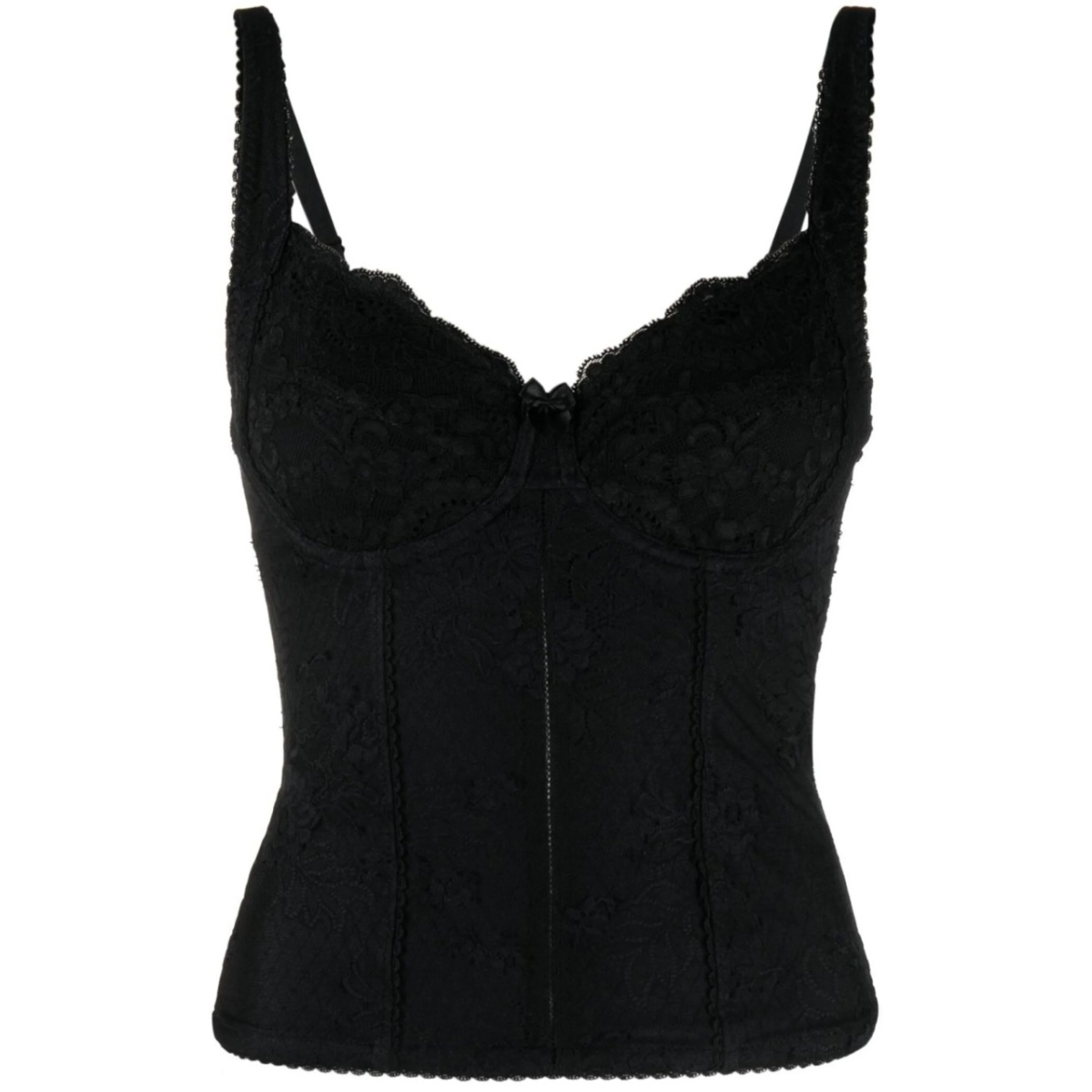 sleeveless scoop-back top