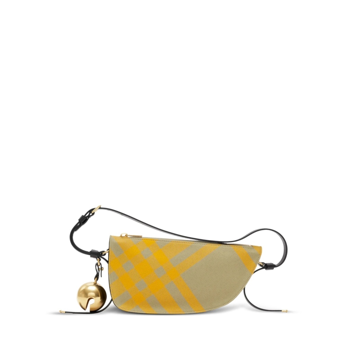 Sling Shield check-pattern shoulder bag