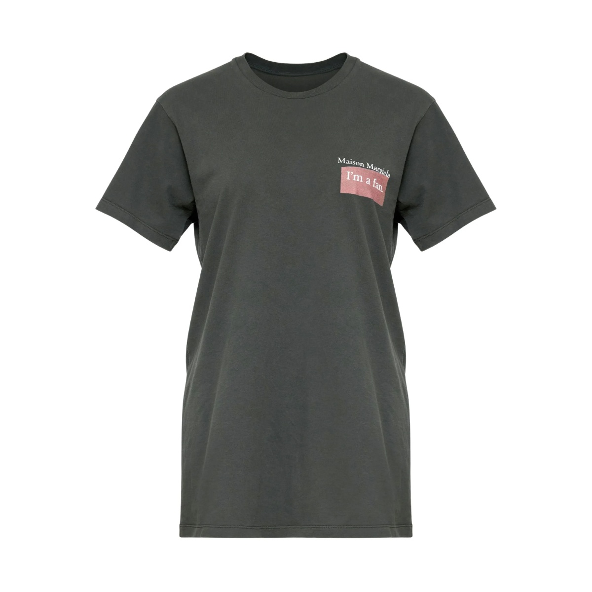 slogan-print T-shirt