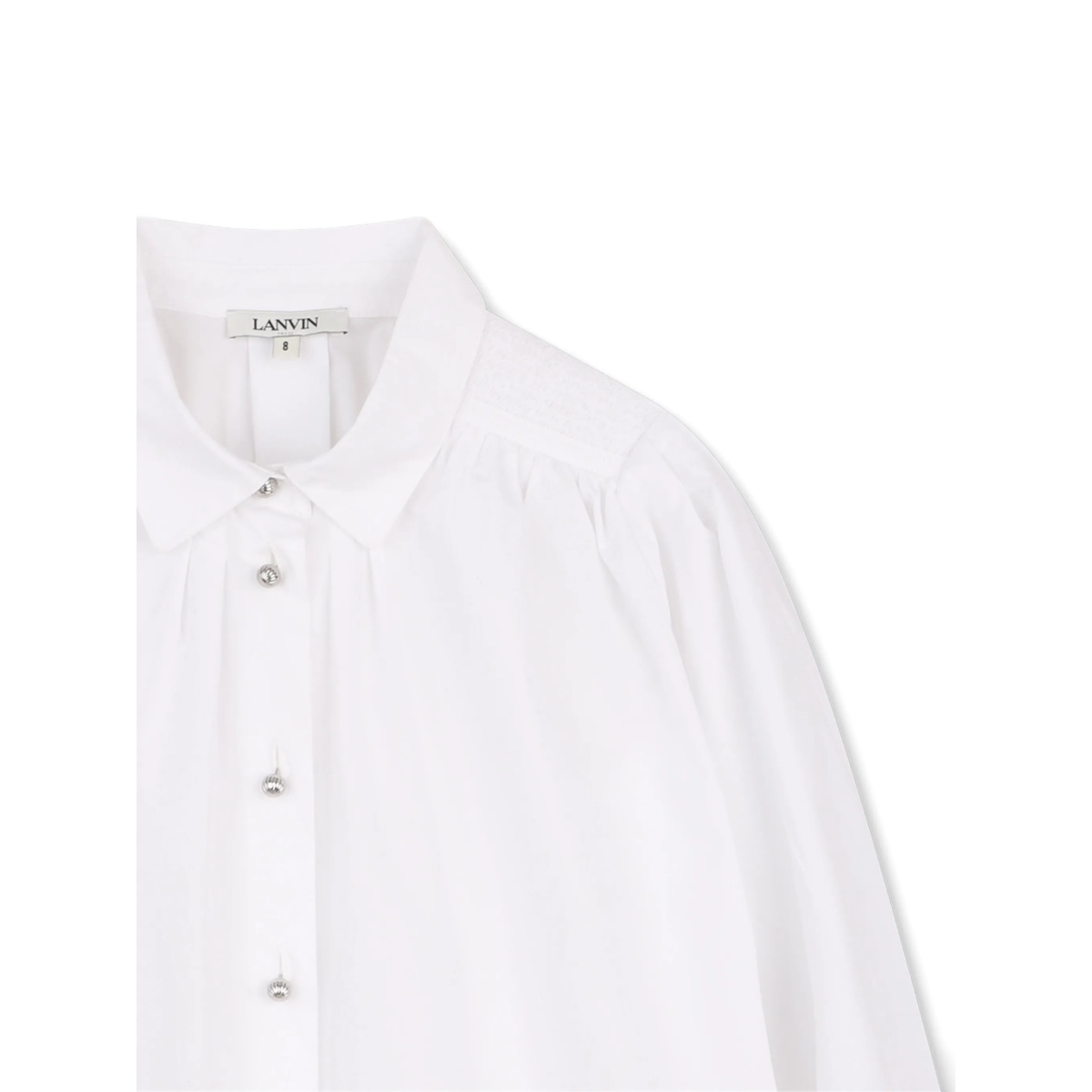 smocked-cuff buttoned top - Img 3