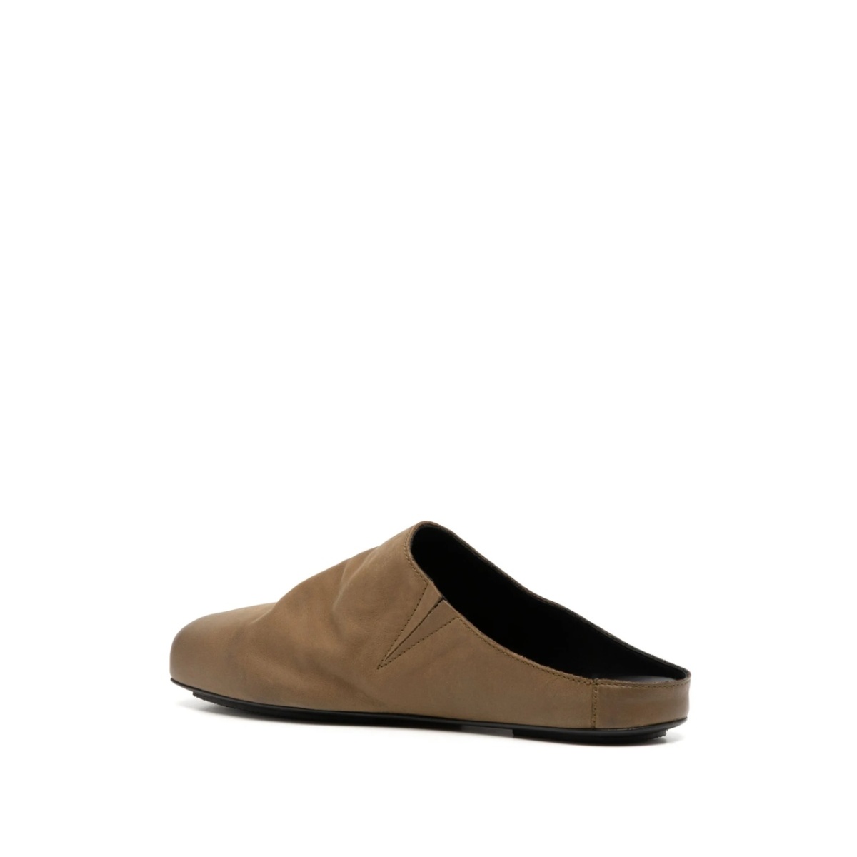 square-toe leather mules - Img 3