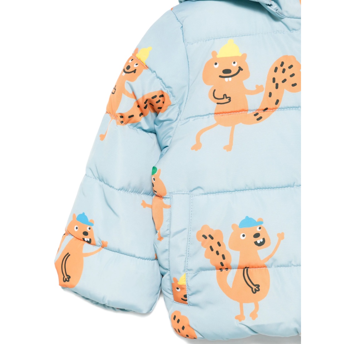 squirrel-print puffer jacket - Img 3