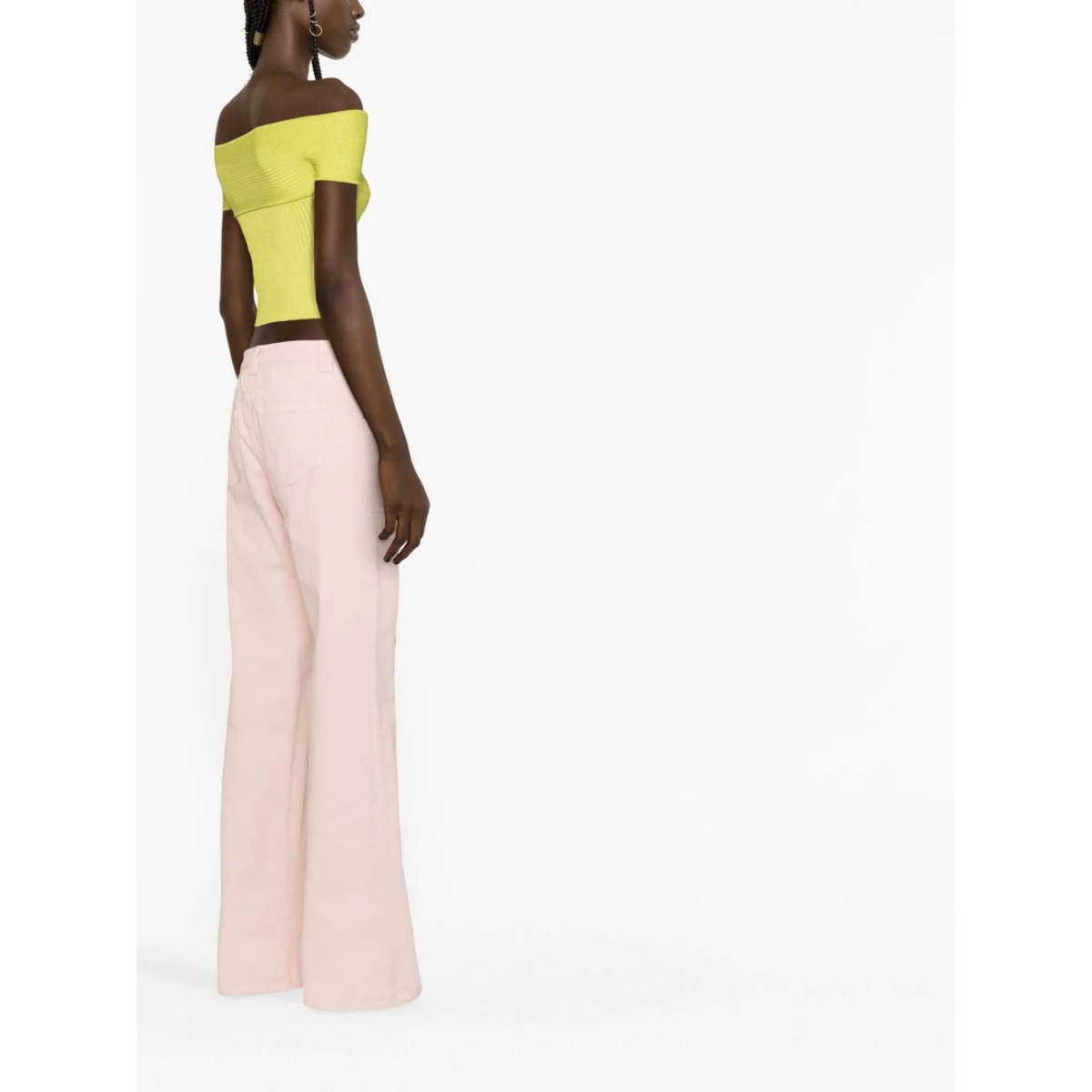 straight-leg cotton trousers - Img 3