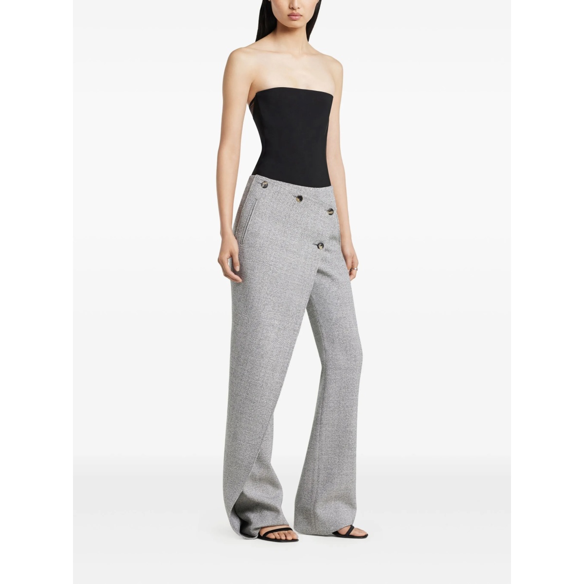 strapless button-fastening bodysuit - Img 3