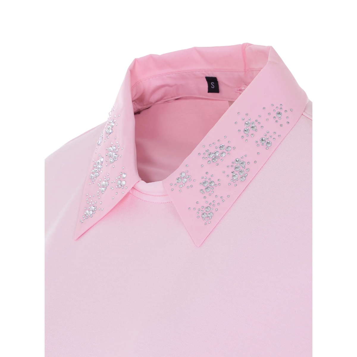 strass-collar sweatshirt - Img 3
