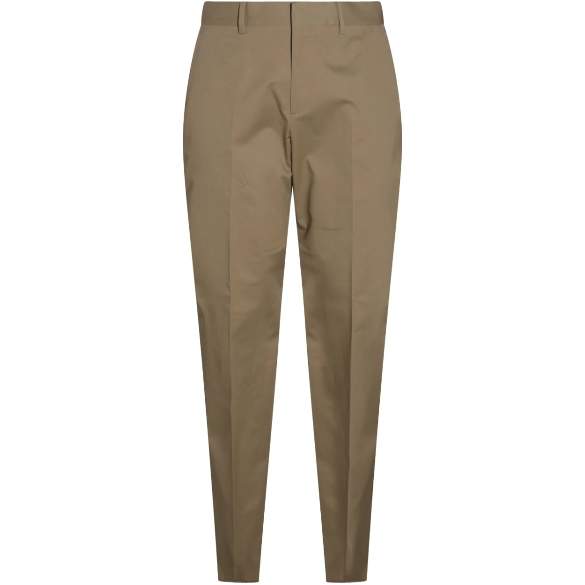 stretch-design tapered trousers