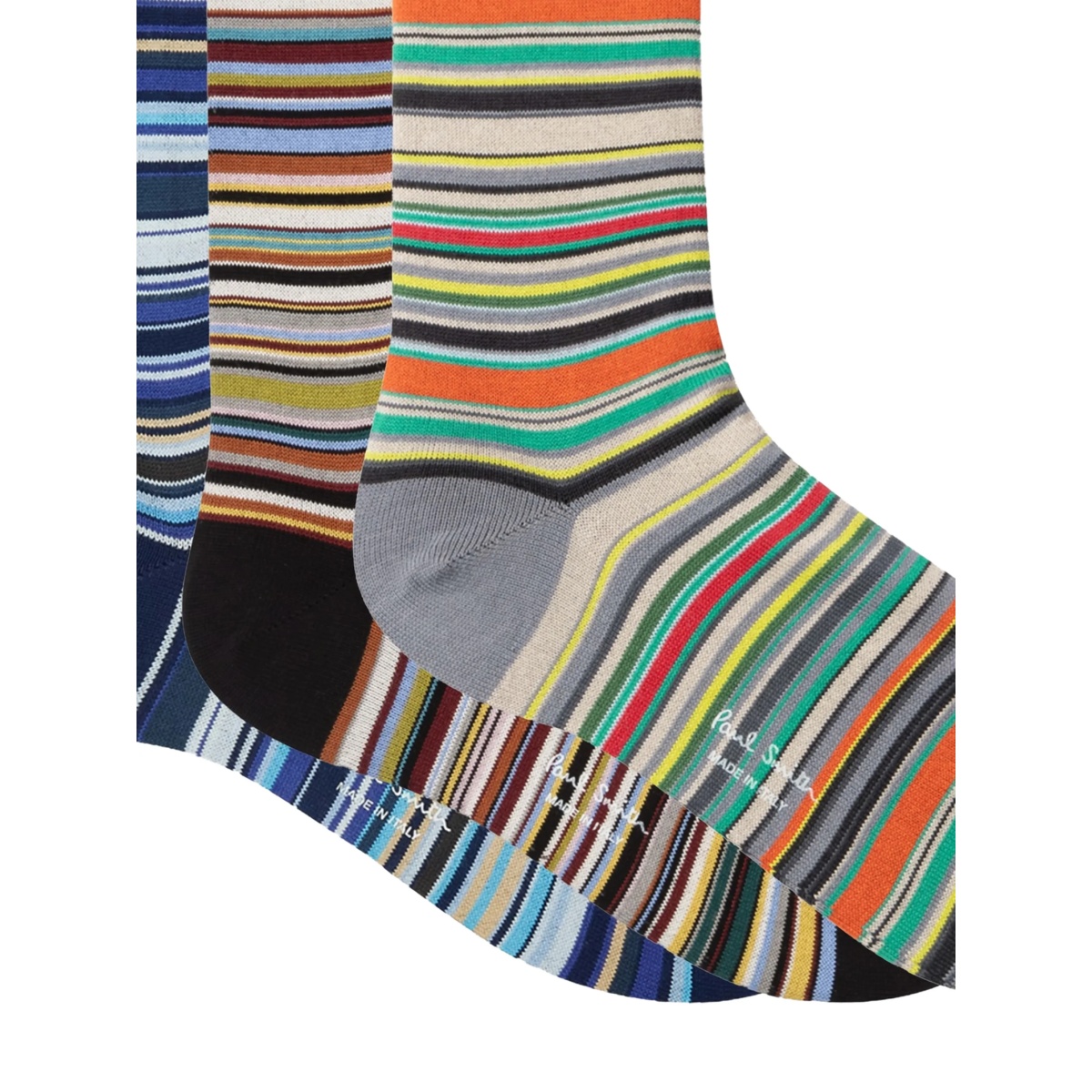 stripe-pattern socks (set of three) - Img 2