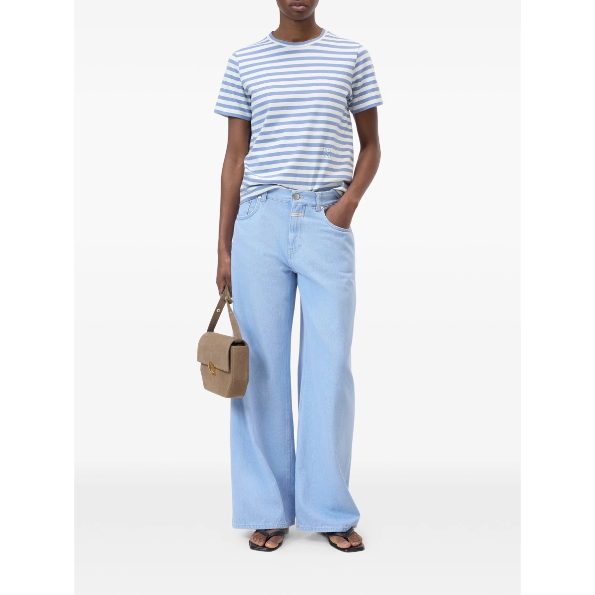 striped basic T-shirt - Img 2