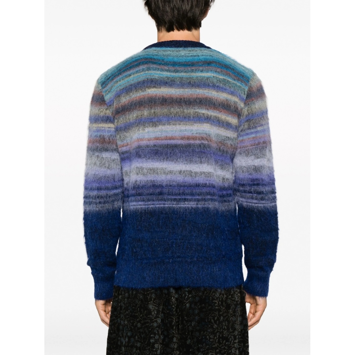 striped crew-neck jumper - Img 4
