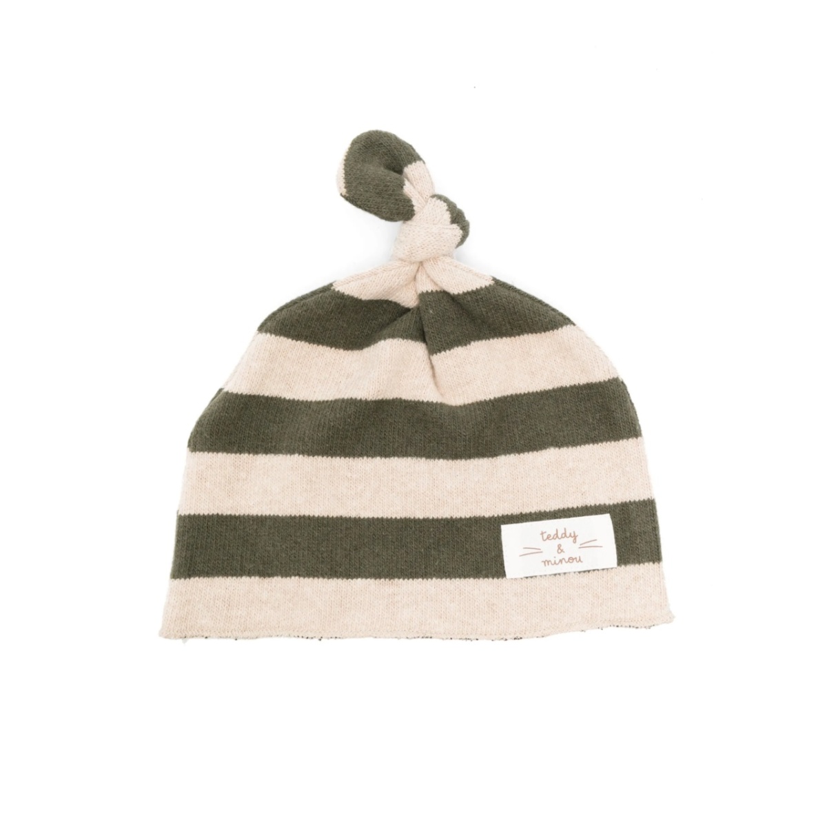 striped knitted beanie