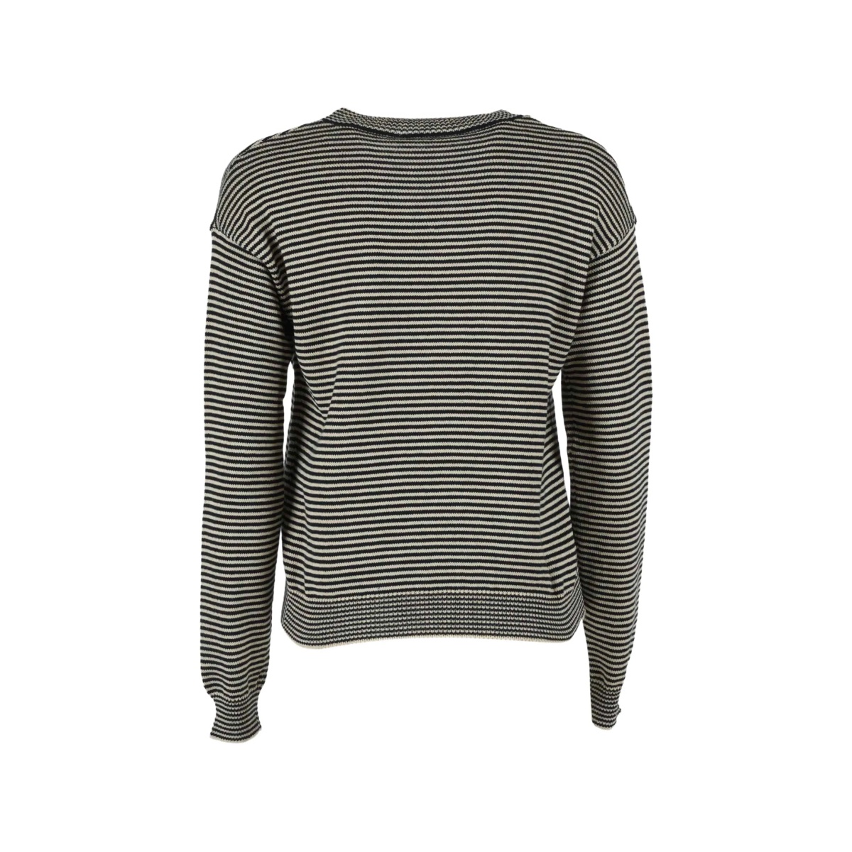 striped long-sleeve top - Img 2