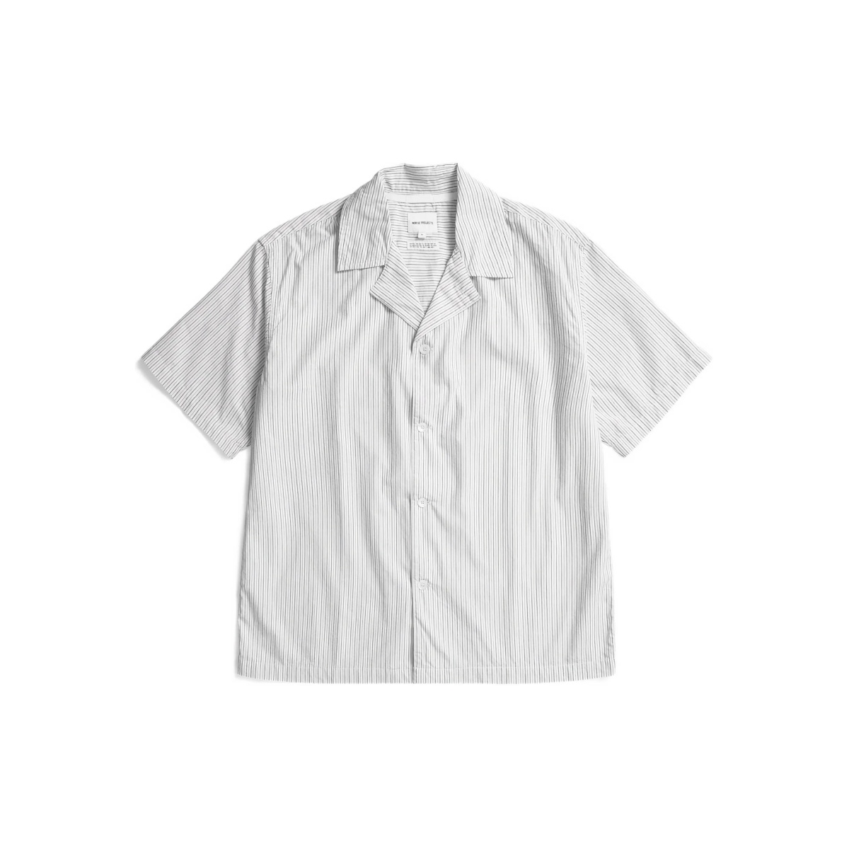 striped short-sleeve shirt