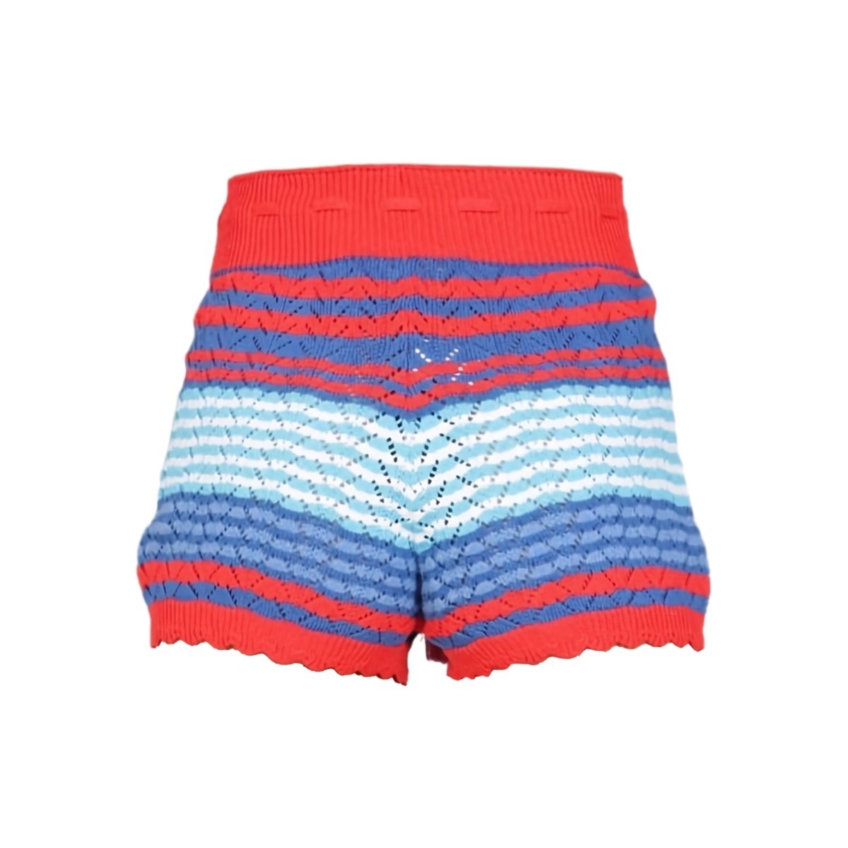 striped tassel-detail shorts - Img 2