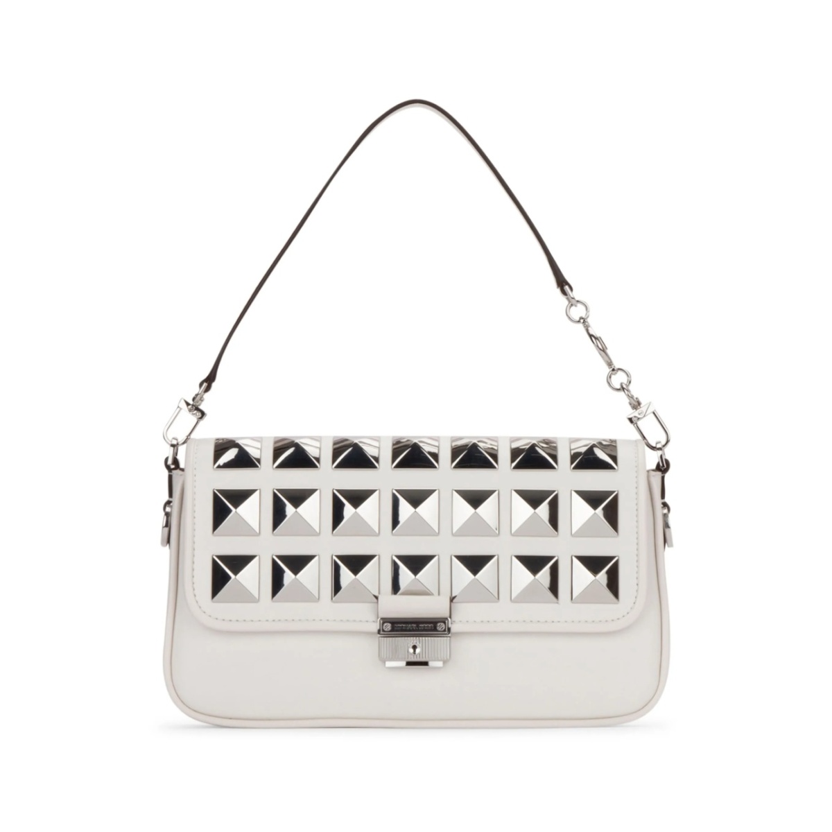stud-embellished shoulder bag