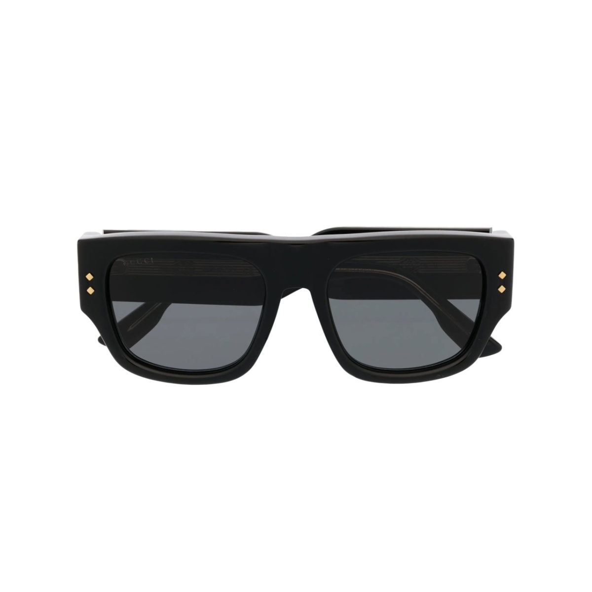 stud square-frame sunglasses