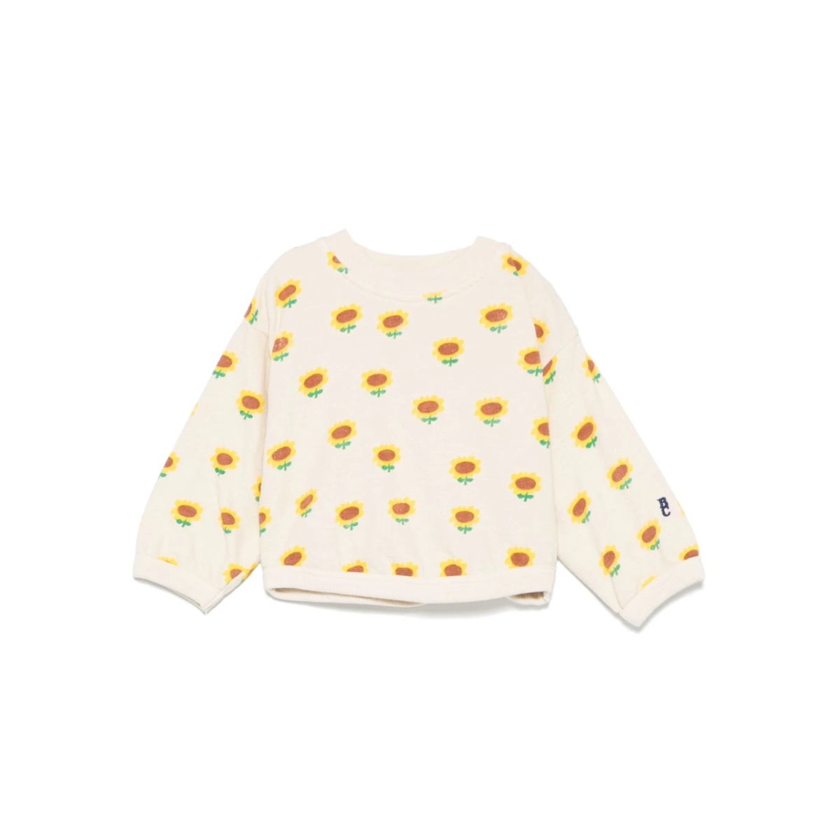 sunflower-print sweatshirt