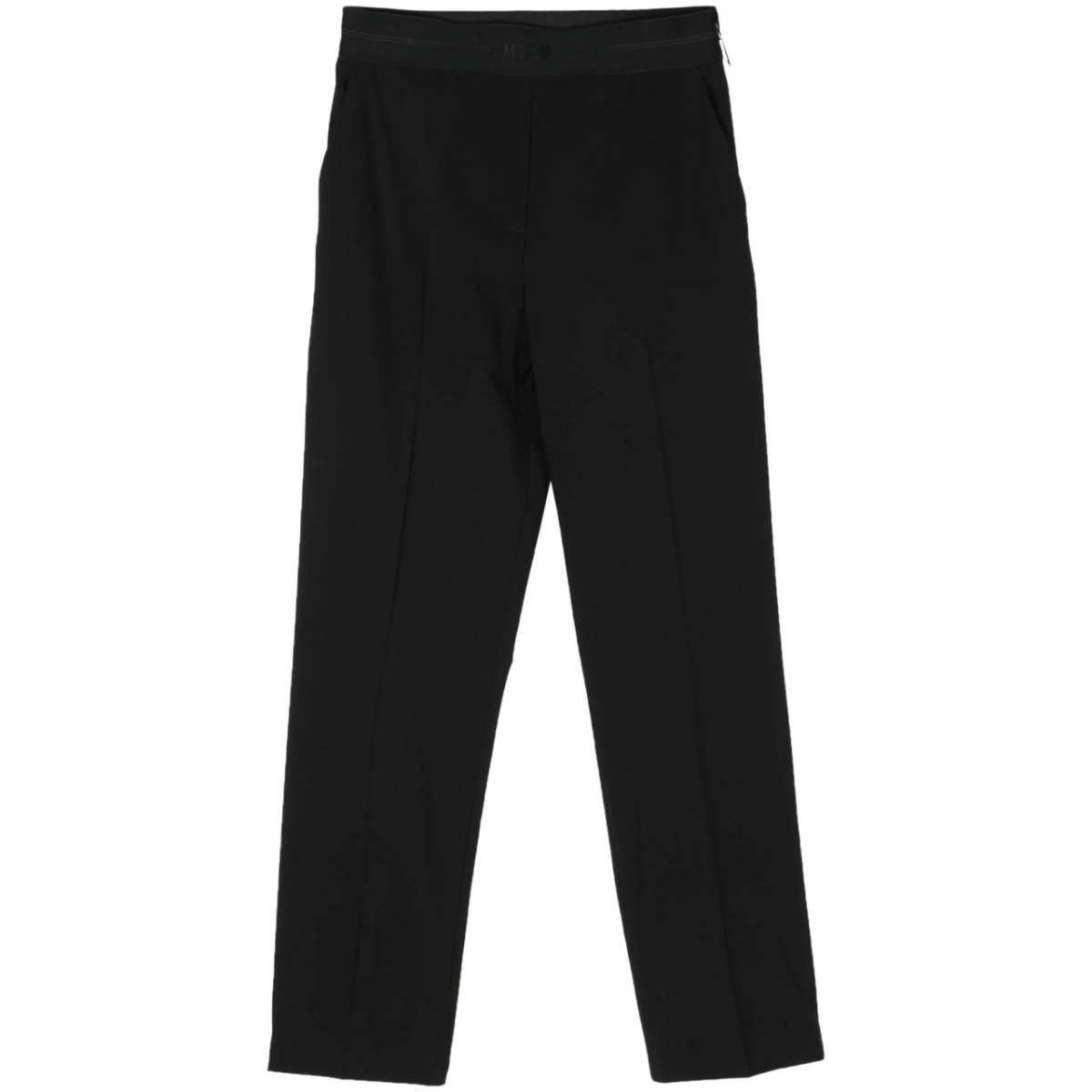 tapered virgin wool trousers