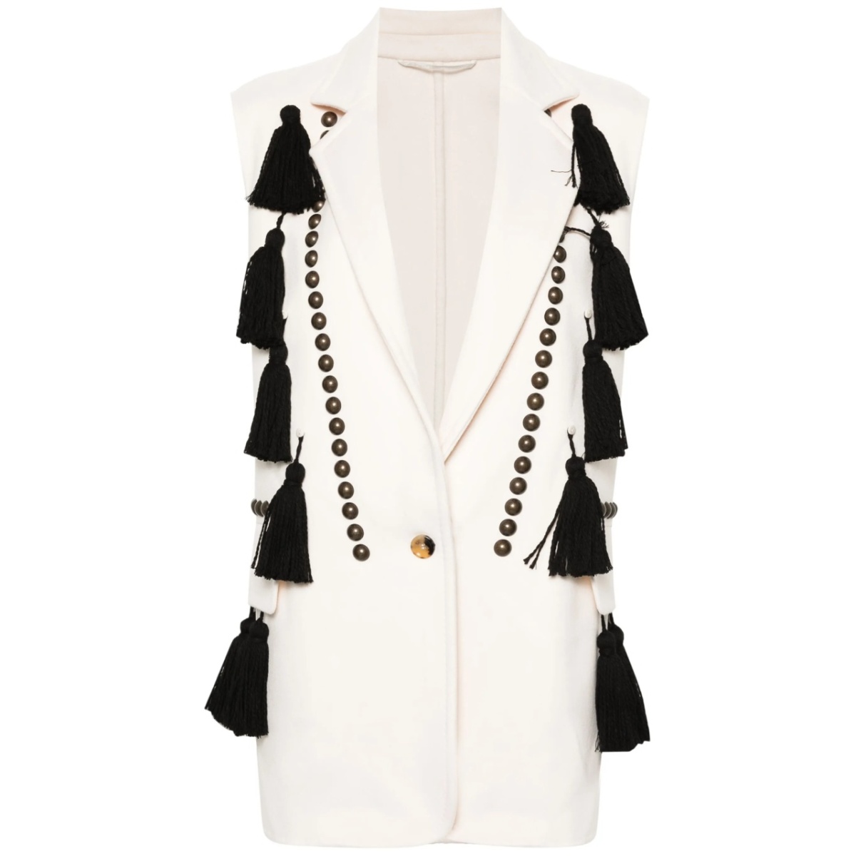 tassel-embellished gilet